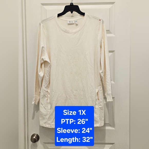 d&co Tops - d&co Active Long Sleeve Top, EUC, Size 1X